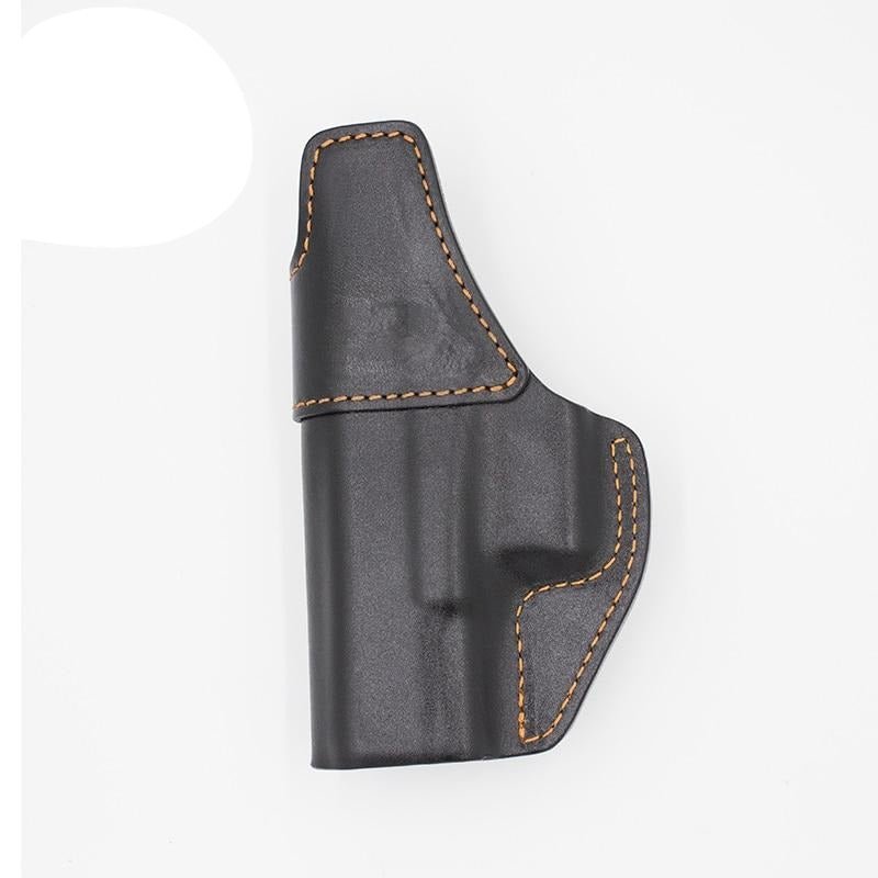 Gun & Flower GF-LIG19B IWB Leather Holster Glock 19/23/32 Black R - CHK-SHIELD | Outdoor Army - Tactical Gear Shop