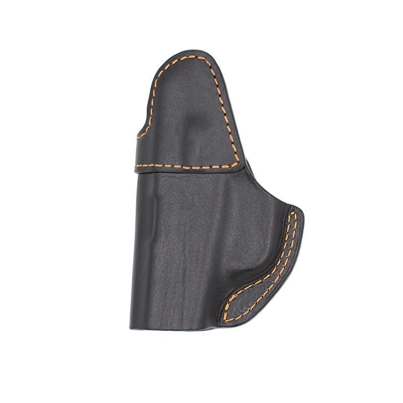 Gun & Flower GF-LISCCY IWB Leather Holster For SCCY Pistol Black R - CHK-SHIELD | Outdoor Army - Tactical Gear Shop