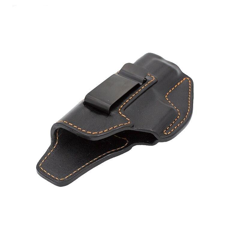 Gun & Flower GF-LIXD45 IWB Leather Holster For Springfield XD 45 Black R - CHK-SHIELD | Outdoor Army - Tactical Gear Shop