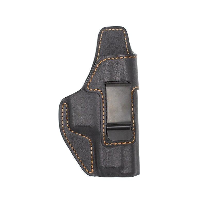 Gun & Flower GF-LIXD45 IWB Leather Holster For Springfield XD 45 Black R - CHK-SHIELD | Outdoor Army - Tactical Gear Shop