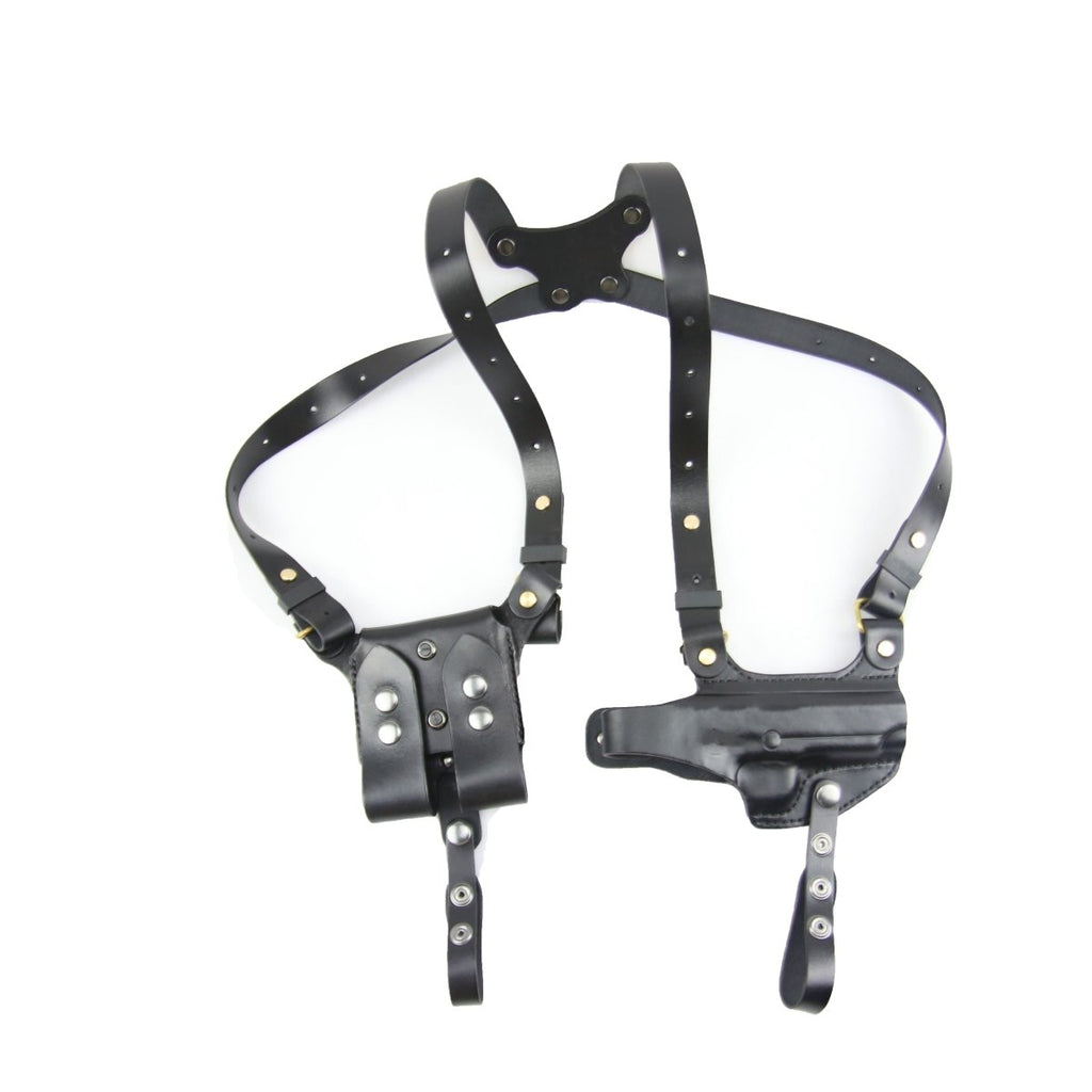 Gun & Flower GF-LSG17D Shoulder Leather Holster Glock Black R - CHK-SHIELD | Outdoor Army - Tactical Gear Shop