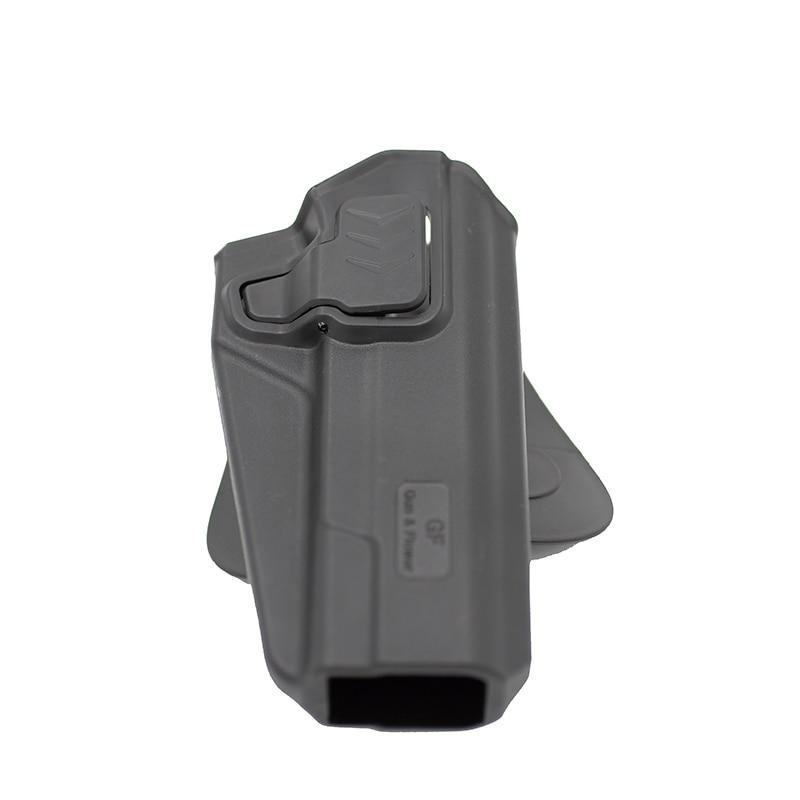 Gun & Flower GF-PO1911A Level II OWB Holster For Colt 1911 Black R - CHK-SHIELD | Outdoor Army - Tactical Gear Shop