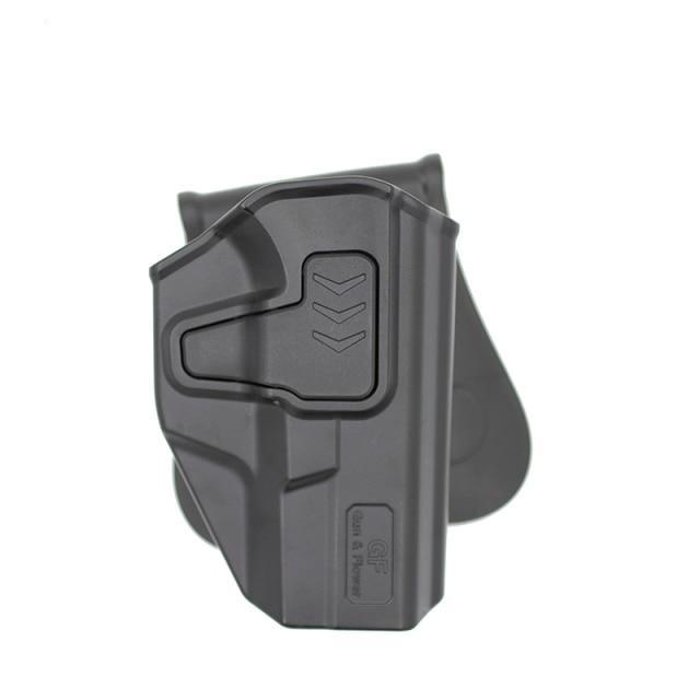 Gun & Flower GF-PO19A Level-II OWB Holster Glock 19/23/25/32 Black R - CHK-SHIELD | Outdoor Army - Tactical Gear Shop