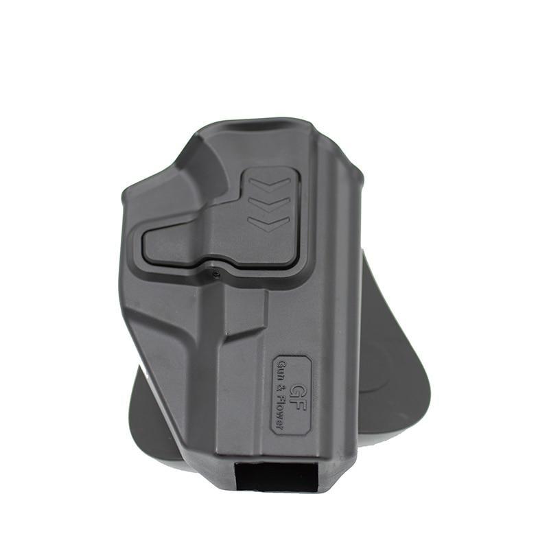 Gun & Flower GF-PO19A Level-II OWB Holster Glock 19/23/25/32 Black R - CHK-SHIELD | Outdoor Army - Tactical Gear Shop