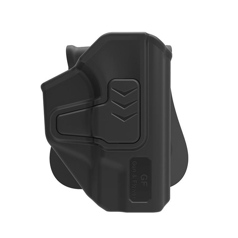 Gun & Flower GF-POMPSA OWB Polymer Holster M&P Shield Black R - CHK-SHIELD | Outdoor Army - Tactical Gear Shop