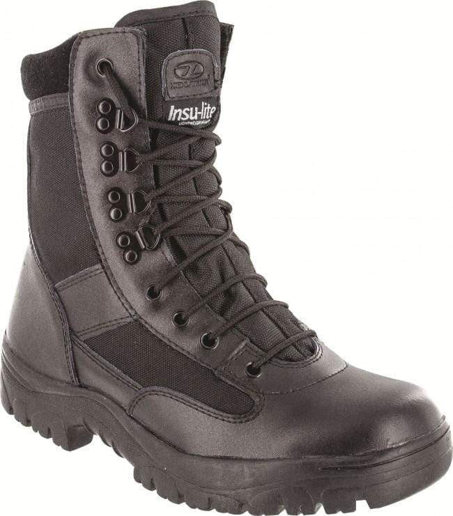 Highlander Alpha Boots Black CHK-SHIELD | Outdoor Army - Tactical Gear Shop.