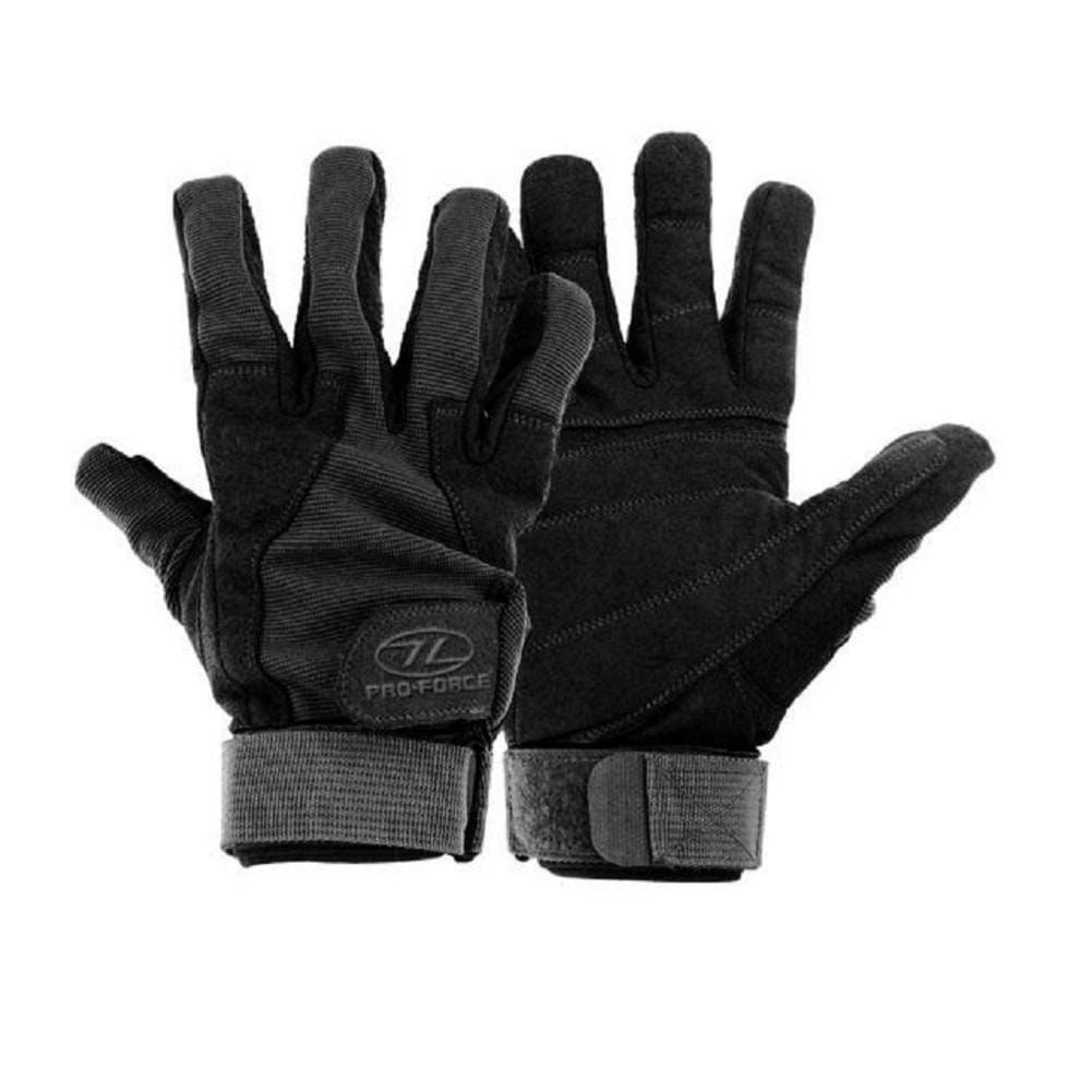 Highlander Mission Gloves Black CHK-SHIELD | Outdoor Army - Tactical Gear Shop.