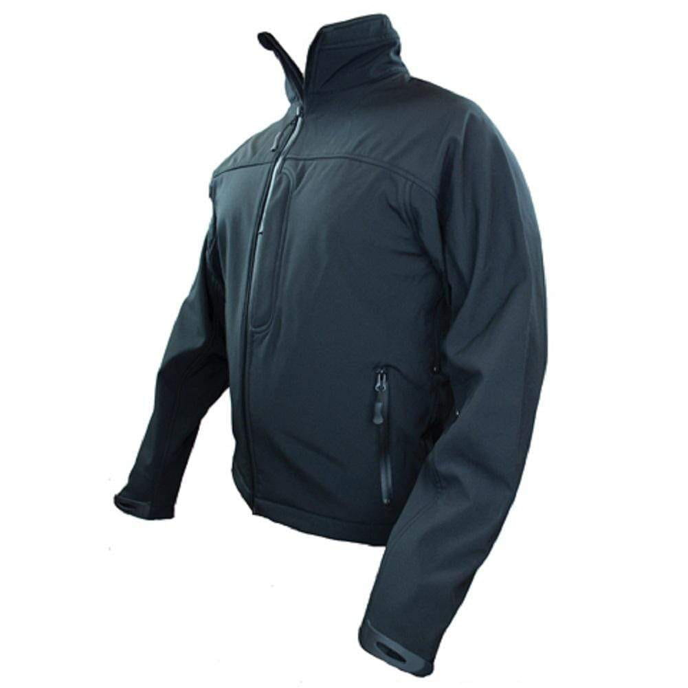 Highlander Odin Softshell Jacket Black CHK-SHIELD | Outdoor Army - Tactical Gear Shop.