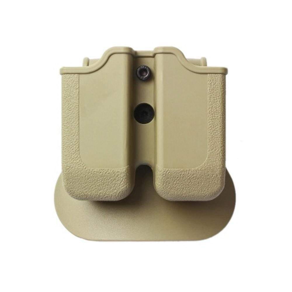 IMI Defense Polymer Double Pistol Mag Pouch MP00 9mm CHK-SHIELD | Outdoor Army - Tactical Gear Shop.