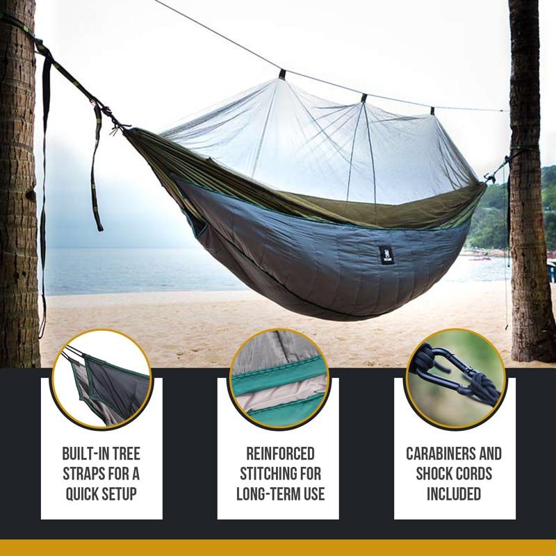 OneTigris CE-DSD02 Double Hammock Under Duvet - CHK-SHIELD | Outdoor Army - Tactical Gear Shop