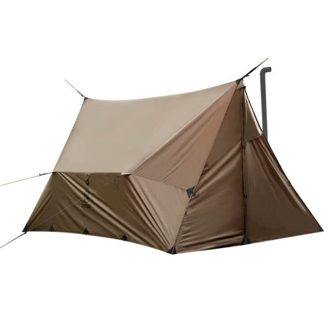 OneTigris CE-HTM10-CB ROCDOMUS Hammock Awning & Hot Tent - CHK-SHIELD | Outdoor Army - Tactical Gear Shop