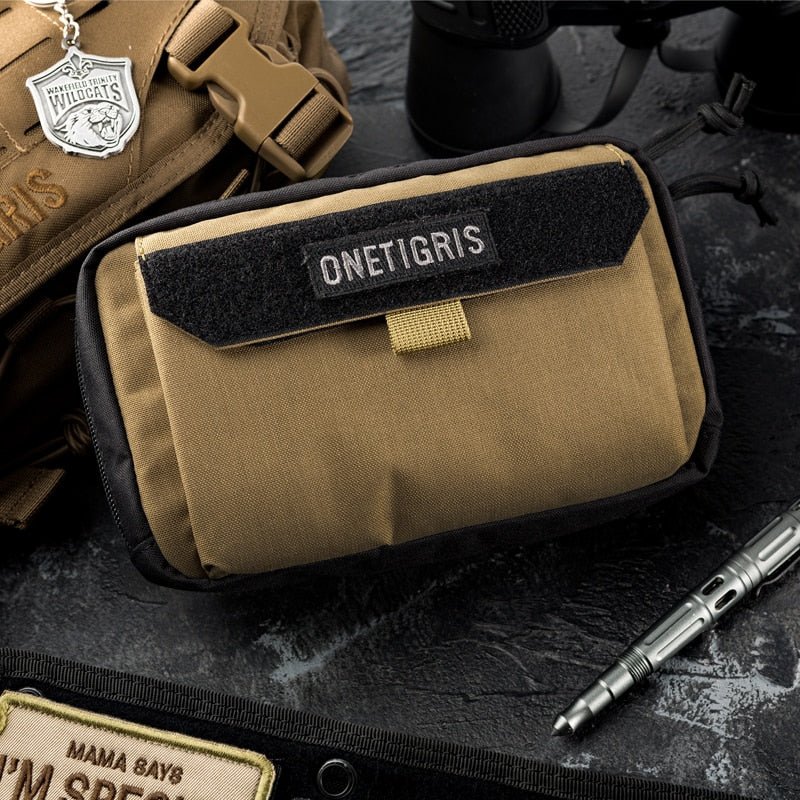 OneTigris Horizontal MOLLE EDC Pouch - CHK-SHIELD | Outdoor Army - Tactical Gear Shop