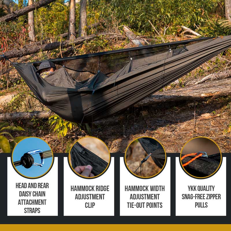 OneTigris KOMPOUND Hammock - CHK-SHIELD | Outdoor Army - Tactical Gear Shop