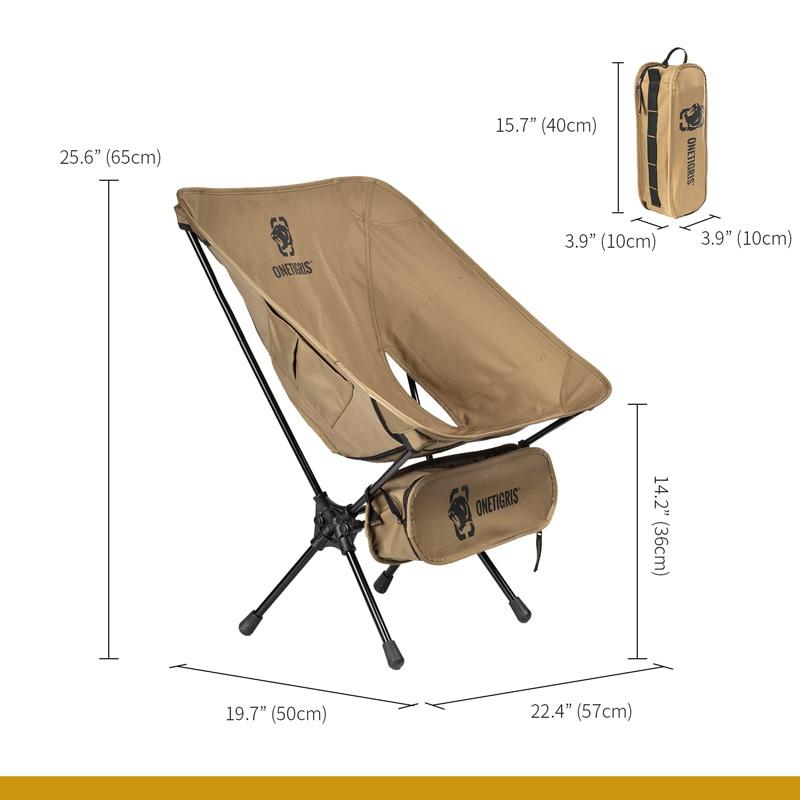 OneTigris Portable Camping Chairs - CHK-SHIELD | Outdoor Army - Tactical Gear Shop