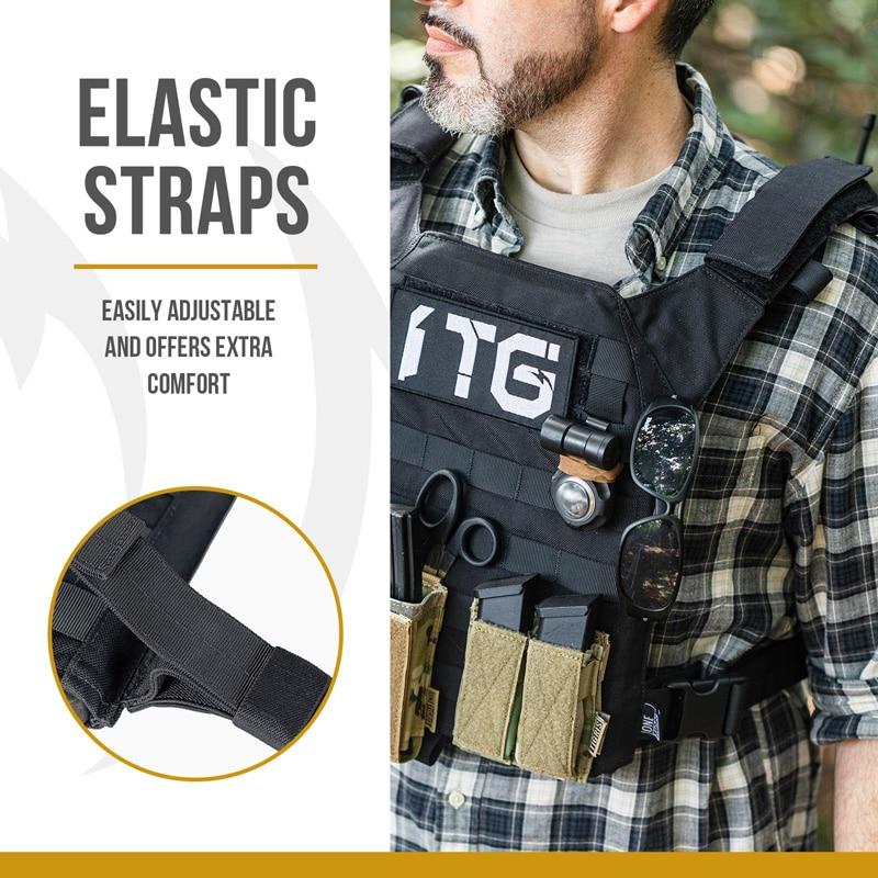 OneTigris SPARTAN Tactical Vest Black - CHK-SHIELD | Outdoor Army - Tactical Gear Shop