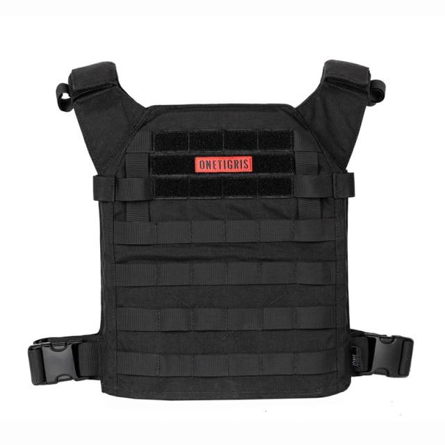 OneTigris SPARTAN Tactical Vest Black - CHK-SHIELD | Outdoor Army - Tactical Gear Shop