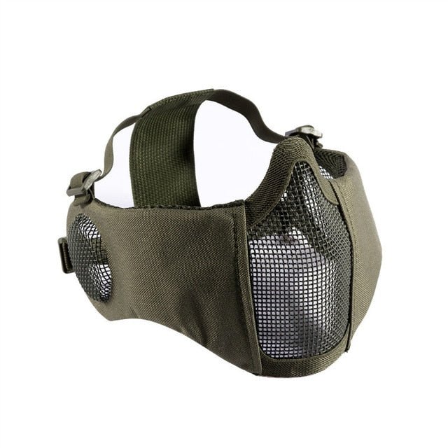 OneTigris Tactical Foldable Mesh Mask with Ear Protection - CHK-SHIELD | Outdoor Army - Tactical Gear Shop