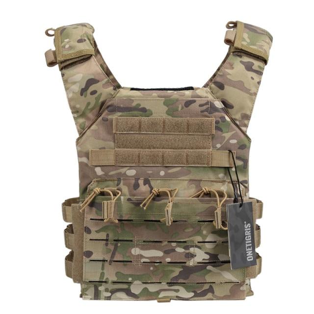 OneTigris Tactical Laser-cut Light-Weight GPA Plate Carrier - CHK-SHIELD | Outdoor Army - Tactical Gear Shop