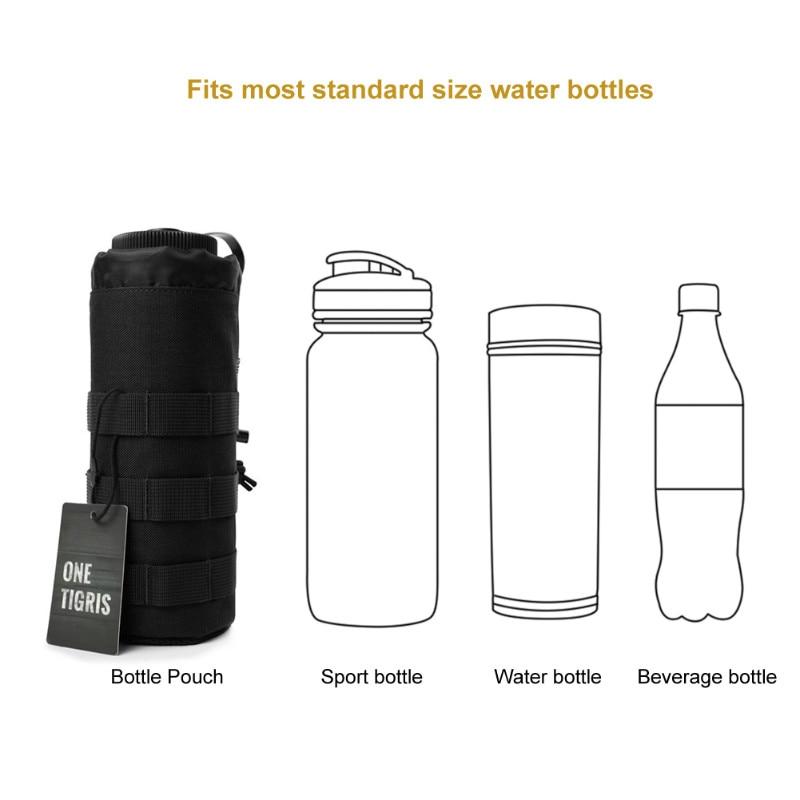 OneTigris Outdoor Trinkflasche Halter Molle Feldflaschentasche 32 Oz  Trinkflasche carrier