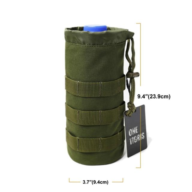 OneTigris TG-232 Tactical MOLLE Water Bottle Pouch - CHK-SHIELD | Outdoor Army - Tactical Gear Shop