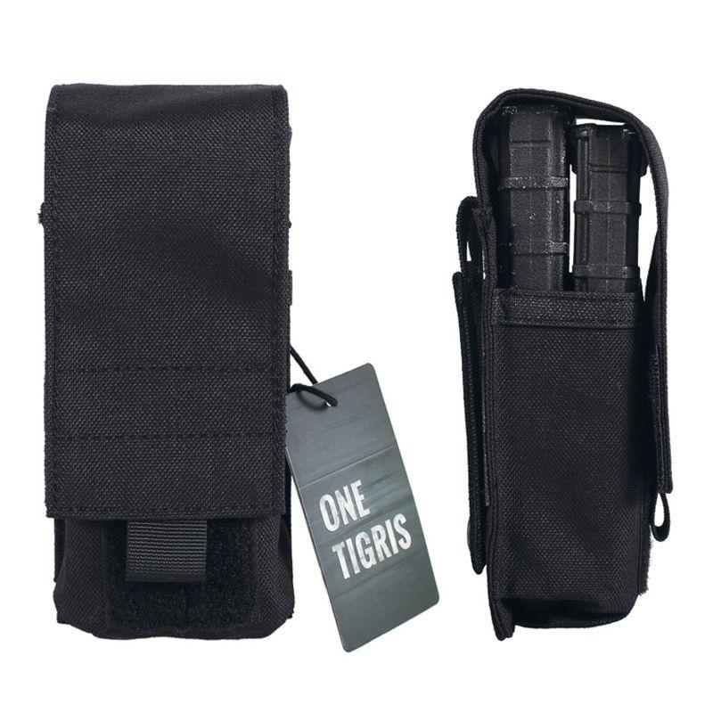 OneTigris TG-DJD01 Tactical MOLLE M4 Mag Pouch - CHK-SHIELD | Outdoor Army - Tactical Gear Shop