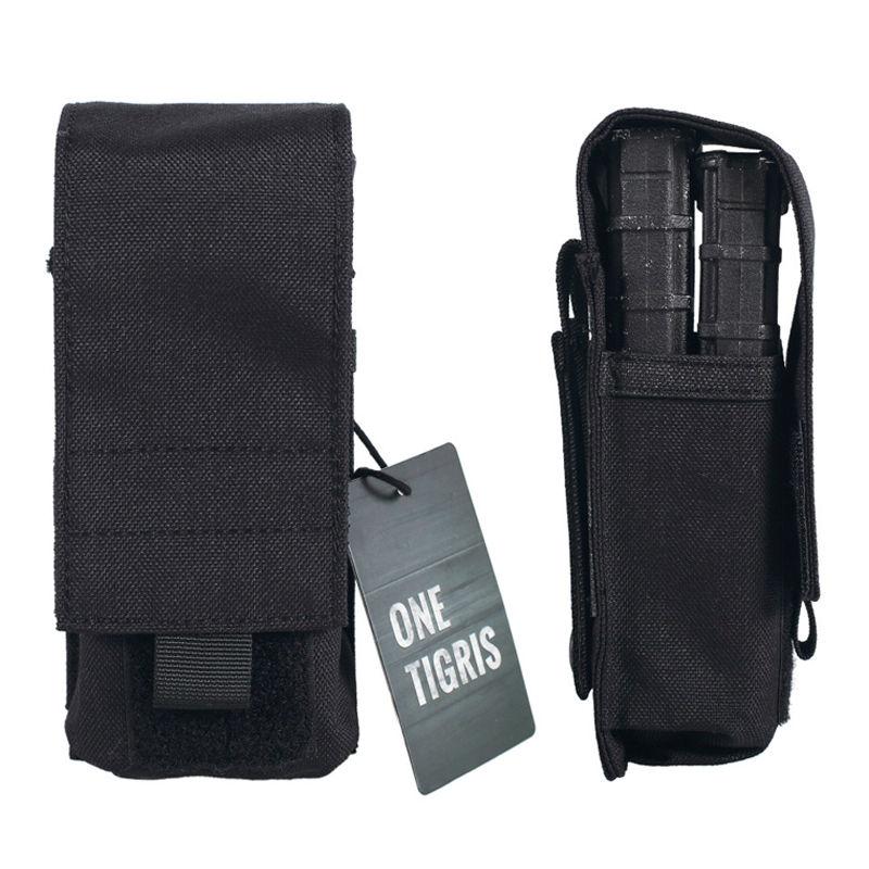 OneTigris TG-DJD01 Tactical MOLLE M4 Mag Pouch - CHK-SHIELD | Outdoor Army - Tactical Gear Shop