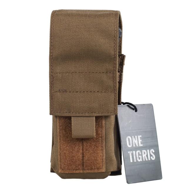 OneTigris TG-DJD01 Tactical MOLLE M4 Mag Pouch - CHK-SHIELD | Outdoor Army - Tactical Gear Shop