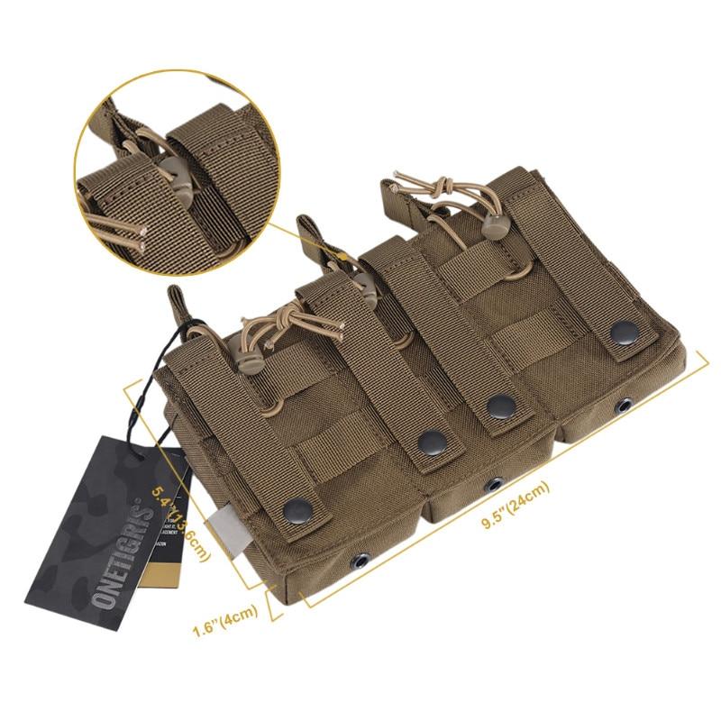 OneTigris TG-DJD07 Triple Magazine Pouch AR-AK - CHK-SHIELD | Outdoor Army - Tactical Gear Shop