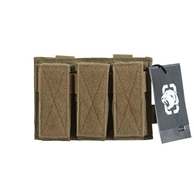 OneTigris TG-DJD19 Tactical Triple Mag Pistol Pouch - CHK-SHIELD | Outdoor Army - Tactical Gear Shop