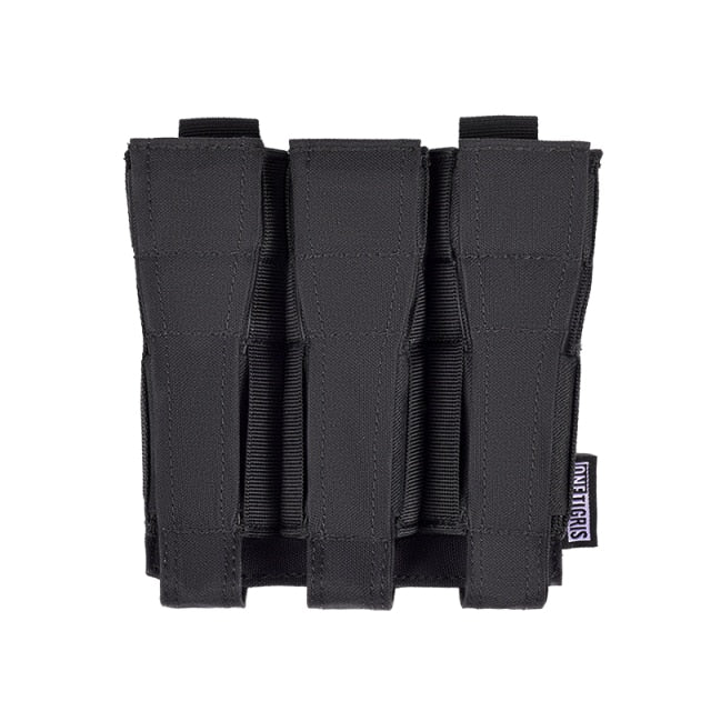 OneTigris TG-DJD40 Open Top Triple SMG Mag Pouch - CHK-SHIELD | Outdoor Army - Tactical Gear Shop