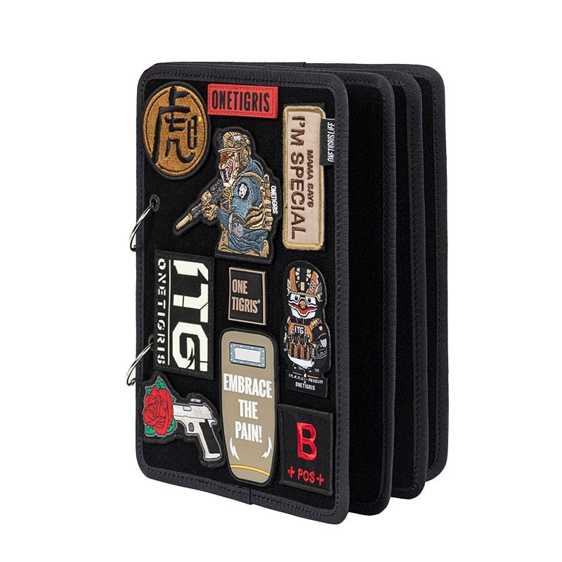 OneTigris TG-MTB03 Tactical Flip-Page Patch Book - CHK-SHIELD | Outdoor Army - Tactical Gear Shop