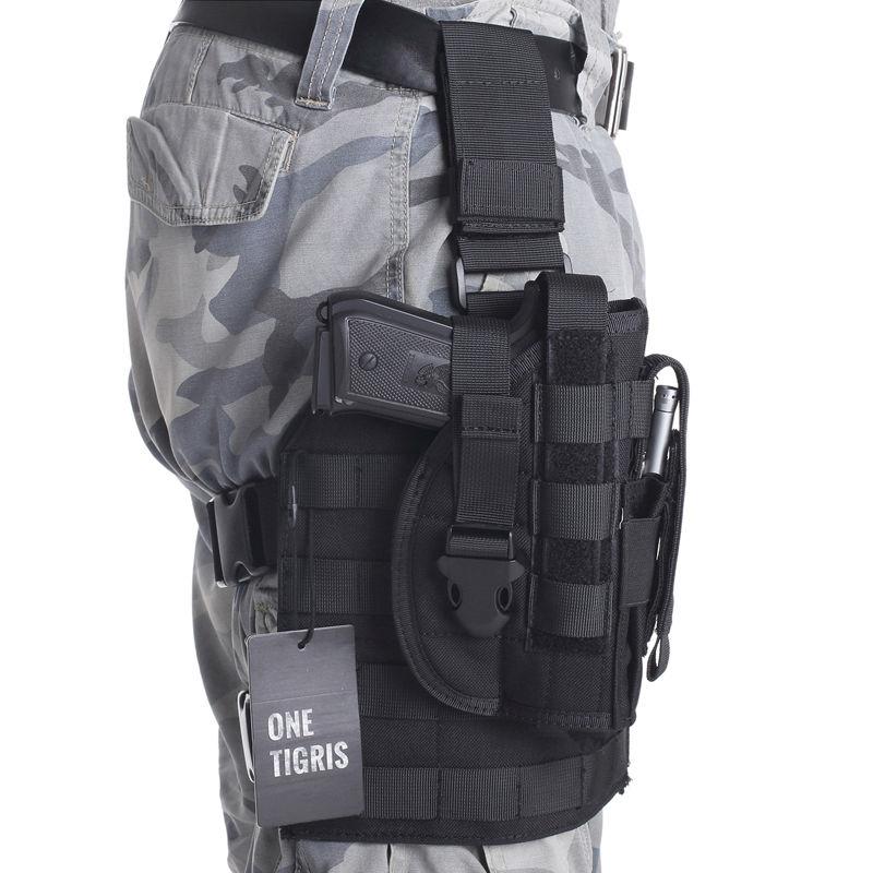 OneTigris TG-QTG03 Tactical Leg Holster with Mag Pouch - CHK-SHIELD | Outdoor Army - Tactical Gear Shop