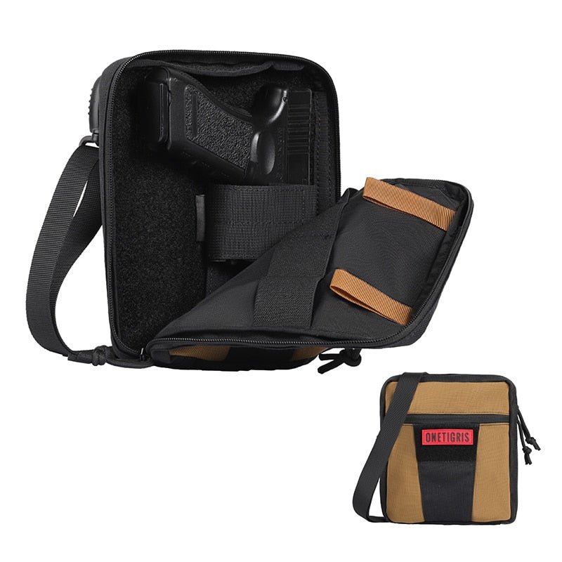 OneTigris TG-SQB03-CB Concealed Carry Gun Pouch - CHK-SHIELD | Outdoor Army - Tactical Gear Shop