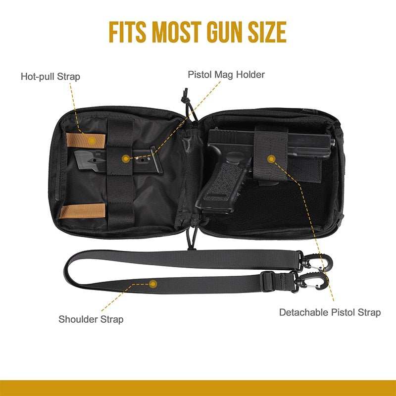 OneTigris TG-SQB03-CB Concealed Carry Gun Pouch - CHK-SHIELD | Outdoor Army - Tactical Gear Shop