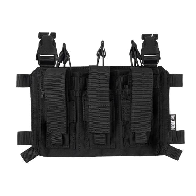 OneTigris TG-XGB02 Chest Rig Add-on Triple Kangaroo Mag Pouch - CHK-SHIELD | Outdoor Army - Tactical Gear Shop