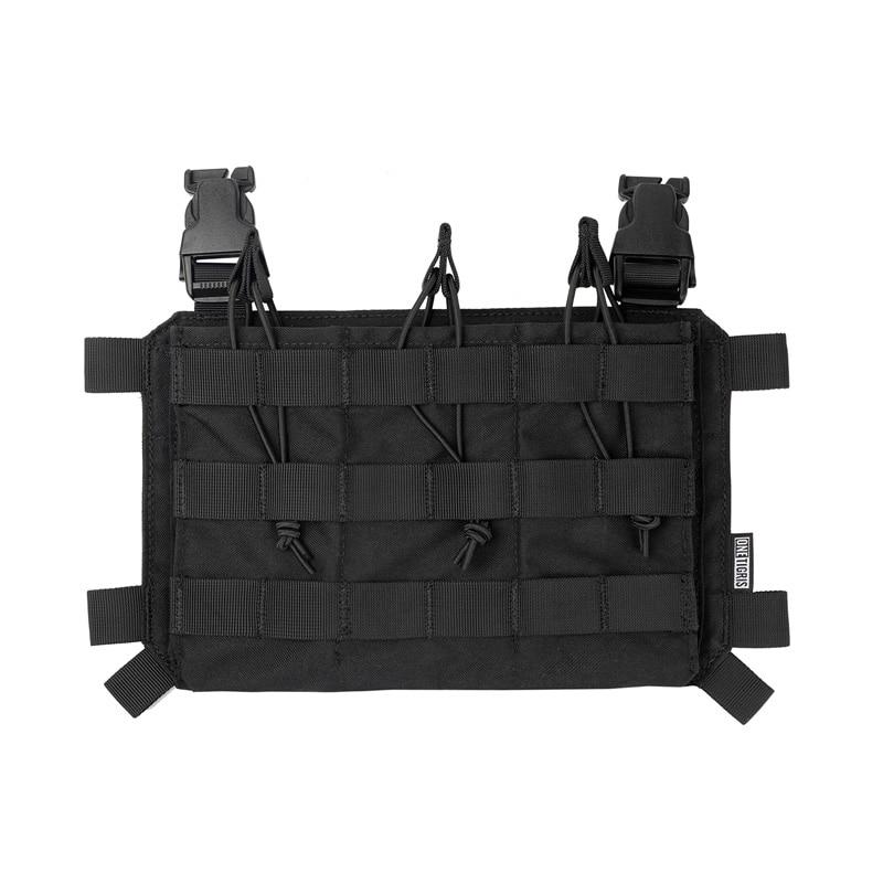 OneTigris TG-XGB03 Vest Add-on Triple M4 Mag Pouch Panel - CHK-SHIELD | Outdoor Army - Tactical Gear Shop