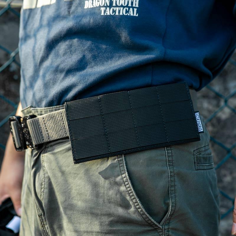 OneTigris TG-YDB01-BK Belt MOLLE Adapter Panel Black - CHK-SHIELD | Outdoor Army - Tactical Gear Shop