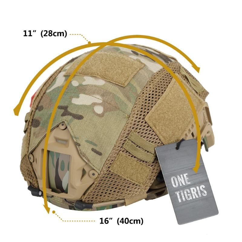 OneTigris TG-ZKB01-MC Tactical Military FAST Helmet Cover Multicam - CHK-SHIELD | Outdoor Army - Tactical Gear Shop