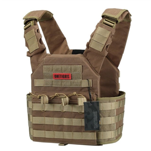 OneTigris TG-ZSB06 Tactical Molle Plate Carrier - CHK-SHIELD | Outdoor Army - Tactical Gear Shop