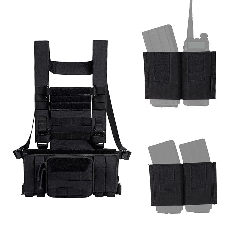 OneTigris TG-ZSB17 Tactical Chest Rig With Mag Inserts - CHK-SHIELD | Outdoor Army - Tactical Gear Shop