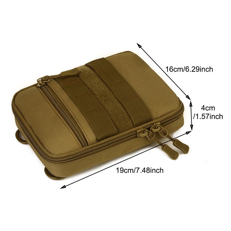 VEQSKING 22067 Tactical Molle Pouch M - CHK-SHIELD | Outdoor Army - Tactical Gear Shop