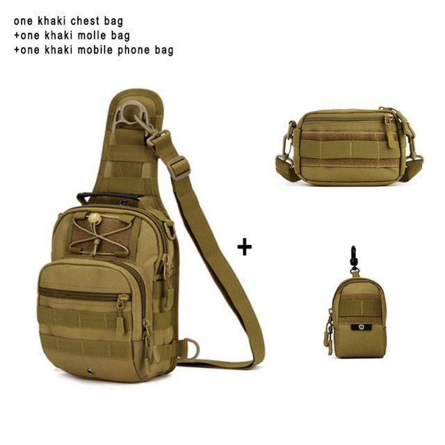 VEQSKING 22069 Tactical Crossbody Backpack - CHK-SHIELD | Outdoor Army - Tactical Gear Shop