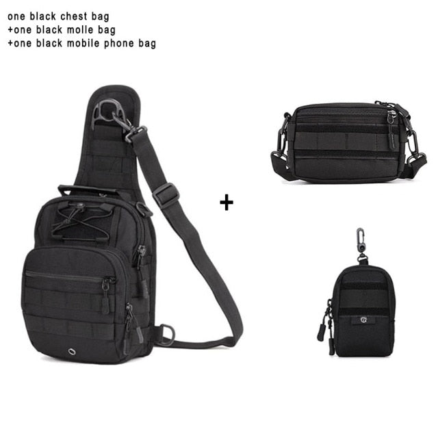 VEQSKING 22069 Tactical Crossbody Backpack - CHK-SHIELD | Outdoor Army - Tactical Gear Shop