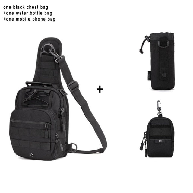 VEQSKING 22069 Tactical Crossbody Backpack - CHK-SHIELD | Outdoor Army - Tactical Gear Shop