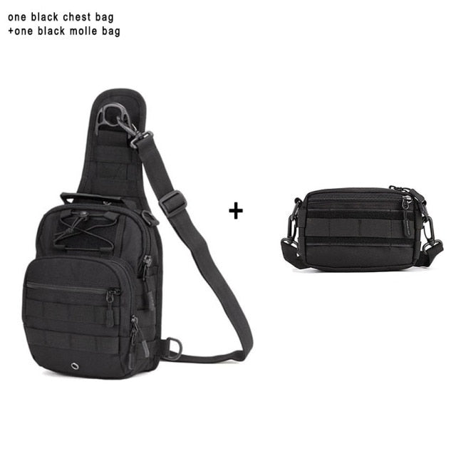 VEQSKING 22069 Tactical Crossbody Backpack - CHK-SHIELD | Outdoor Army - Tactical Gear Shop