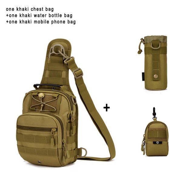 VEQSKING 22069 Tactical Crossbody Backpack - CHK-SHIELD | Outdoor Army - Tactical Gear Shop