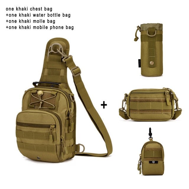 VEQSKING 22069 Tactical Crossbody Backpack - CHK-SHIELD | Outdoor Army - Tactical Gear Shop