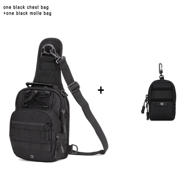 VEQSKING 22069 Tactical Crossbody Backpack - CHK-SHIELD | Outdoor Army - Tactical Gear Shop