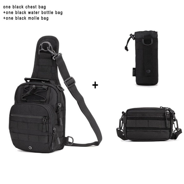 VEQSKING 22069 Tactical Crossbody Backpack - CHK-SHIELD | Outdoor Army - Tactical Gear Shop