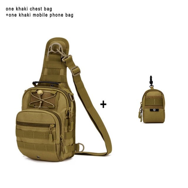 VEQSKING 22069 Tactical Crossbody Backpack - CHK-SHIELD | Outdoor Army - Tactical Gear Shop